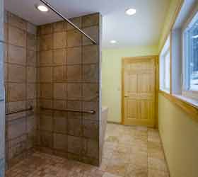 General Contractor Newly Built Bathroom